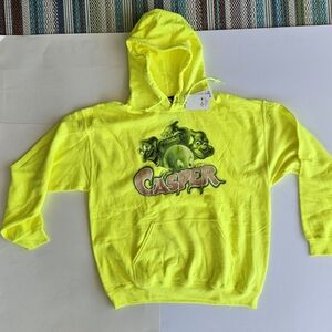 Casper Pals Logo Yellow Hoodie Land By Milk Boy Universal Studios Size Large